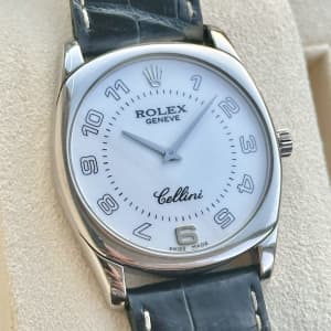 Rolex Cellini 18K White Gold Ref******1999 Watch Only