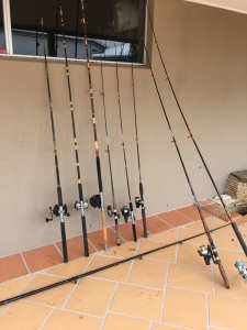 Fishing Rod n Reel Cleanout. Hurry, Bargains!!!