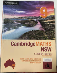 Cambridge Maths Year 9 NSW Stage 5.1/5.2/5.3 2nd Ed