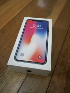 iPhone X Space Grey 256GB (BOX ONLY)