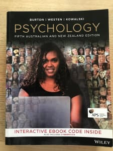 Psychology 5th Edition Burton, Westen, Kowalski