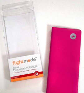 Flightmode Travel Document Holder - Pink