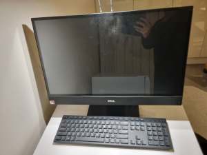 DELL Inspiron 3475 AIO Desktop Computer with keyboard