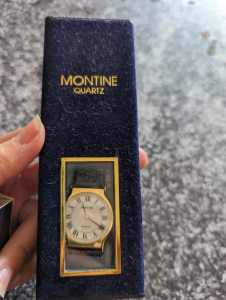 Vintage Montine Quartz Watch - New