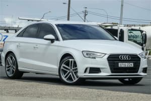 2018 Audi A3 8V MY18 Sport S Tronic Limited Edition White 7 Speed Sports Automatic Dual Clutch Sedan