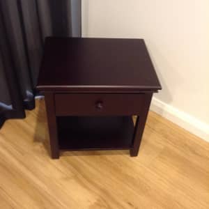 Bedside Table - Timber- OUT OF THE COT