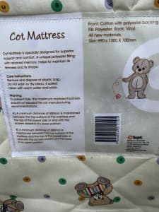 FREE cot mattress