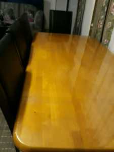 Dining table with chairs for sale