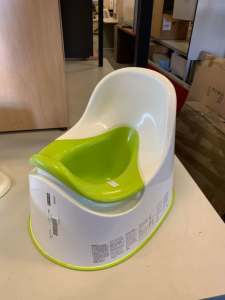 Nice IKEA white and green childrens potty