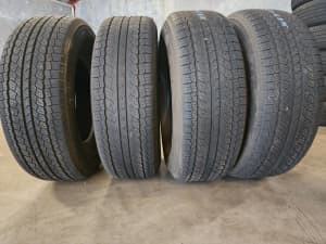 4 x Used Toyo 255/70R16 tyres, 45-55%, $60 e.a