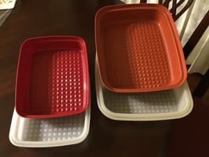 Tupperware Large and Small Season Serve $10 each