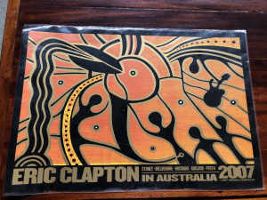 Eric Clapton Tour 2007, exclusive & limited edition print.