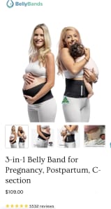 Belly Band - Australian Made 3in1 award winning maternity garment
