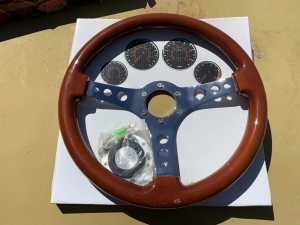 SAAS Wood Sports Steering Wheel ADR Approved