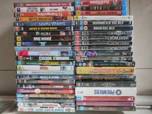 Brand New Sealed DVDs/Blu rays including Movies/TV Series