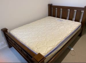 Queen Wood Bed Frame for sale