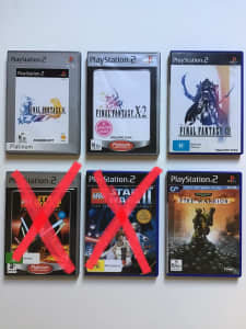 PS2 games - assorted titles