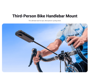 Third-Person Bike Handlebar Mount For Insta 360 Camera