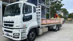 Hiab Crane Truck for hire with driver
