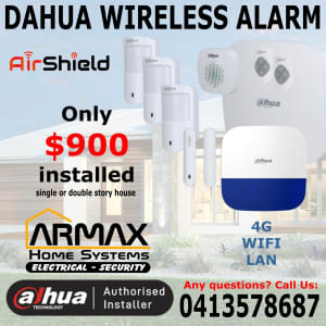 NEW!!! Dahua Wireless Alarm System - Authorised INSTALLER