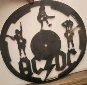 Cnc cut music vynyls 3mm steel wall art 