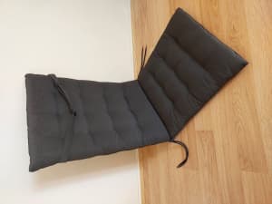 Set of 6 - full length outdoor seat cushions.