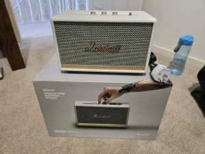 Marshall Acton II 2 Bluetooth Aux Stereo Speaker White gold
