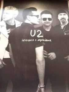 U2ie Tour Silkscreen Print Collection Produced 5 Lithographs