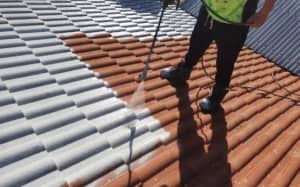 Roof repair, cleaning and painting 