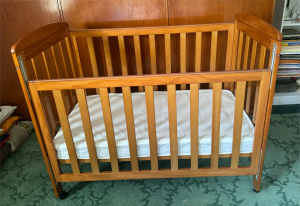 Childcare Standard Wooden Cot Plus FREE mattress and Linen