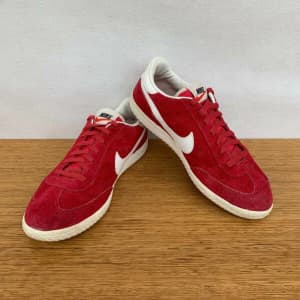 Mens Nike Cheyenne OG Suede Leather Lace Up Shoes Sneakers Red Size 9