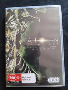 ALIEN quadrilogy. Alien/ Aliens/ Alien3/ Alien Resurrection DVDs