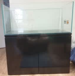 Large aquarium tank and cabinet