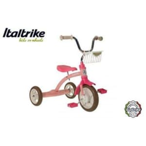 Italtrike 10" 3 Wheel Transporter Tricycle Rose Garden