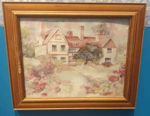 paintings - buildings - various sizes & prices - framed