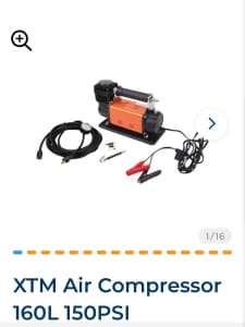 XTM air compressor 160L 150psi