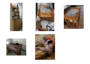All you need New Born Grotime Cot & Nursery Furntiture set under $500