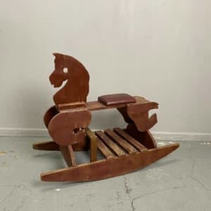 Vintage Timber Rocking Horse