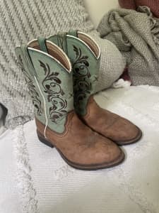 Size 2 leather boots