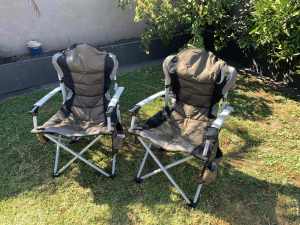 Luxury Camping Chairs x 2 - Used, Reservoir Vic