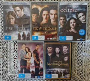 DVD Series The Twilight Saga 5 series complete $15