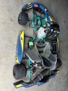 Formula K X30 kart with spares for sale