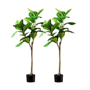 2X 120cm Green Artificial Indoor Qin Yerong Tree Fake Plant Simul...