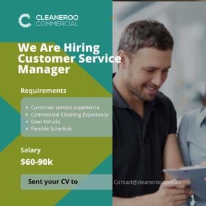 Client Service Manager- Cleaneroo