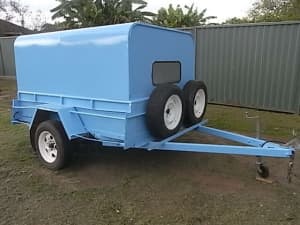 BOX TRAILER 7X5 FULLY ENCLOSED EXCELLENT CONDITION REGO AUGUST 2024