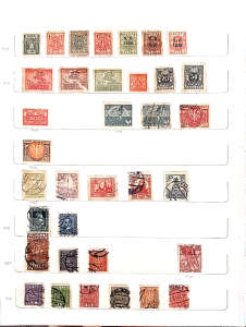 Polish stamps dating back to 1919 includes 50 zlotych note