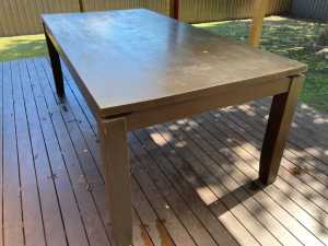 FREE sturdy family dinner table, seats 8
