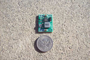 Micro DC Power Supply 5-23VDC In, 1-17V DC Out 1.8A Cont. 3A Max