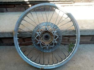 Yamaha WR400F WR WRF 400 1999 99 Front Rim and Brake Disc