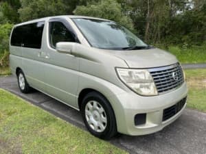 2005 Nissan Elgrand ME51 V Gold 5 Speed Automatic Wagon